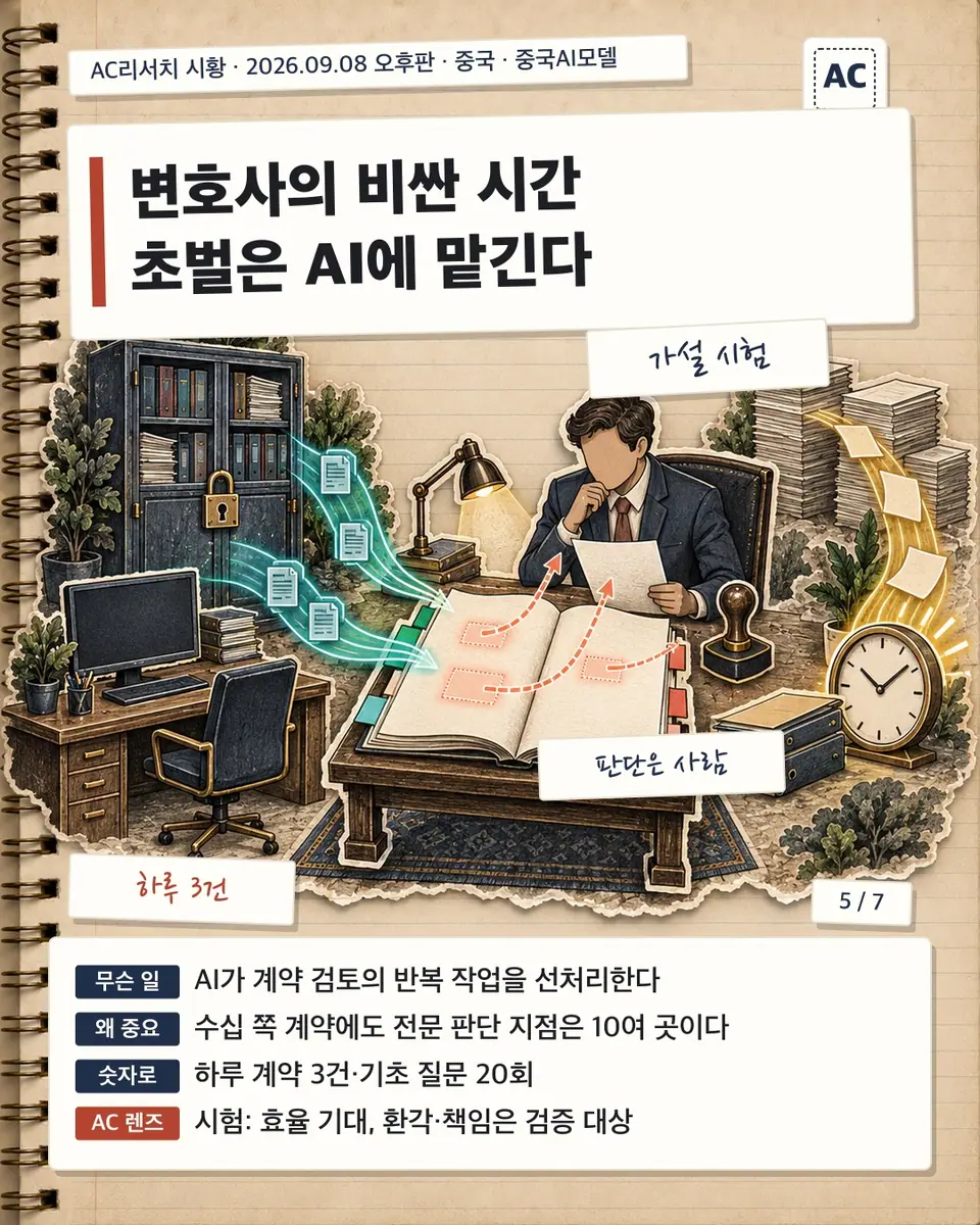 변호사의 비싼 시간 초벌은 AI에 맡긴다