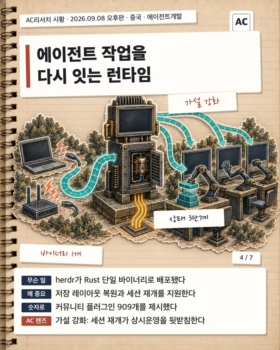 에이전트 작업을 다시 잇는 런타임