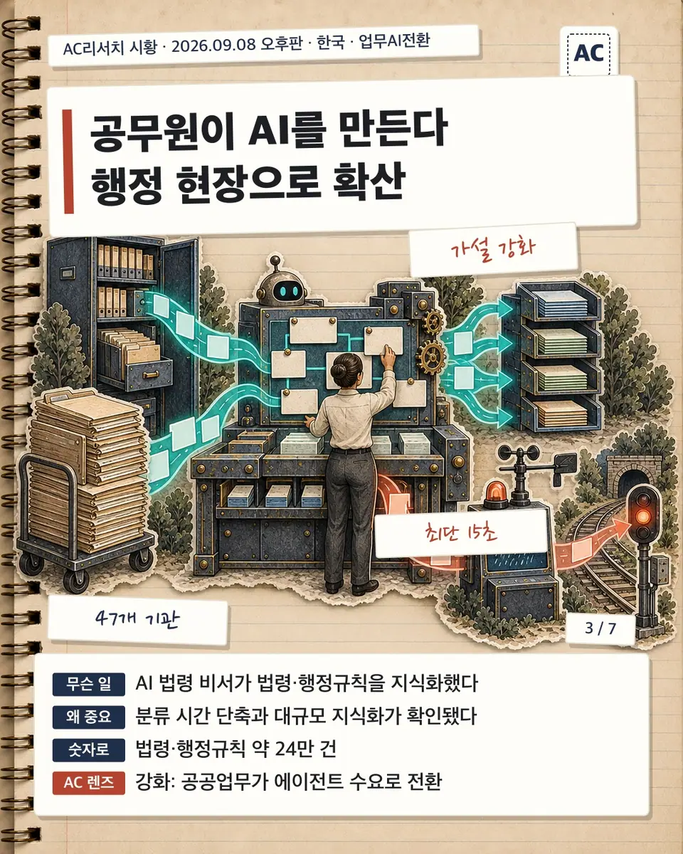 공무원이 AI를 만든다 행정 현장으로 확산