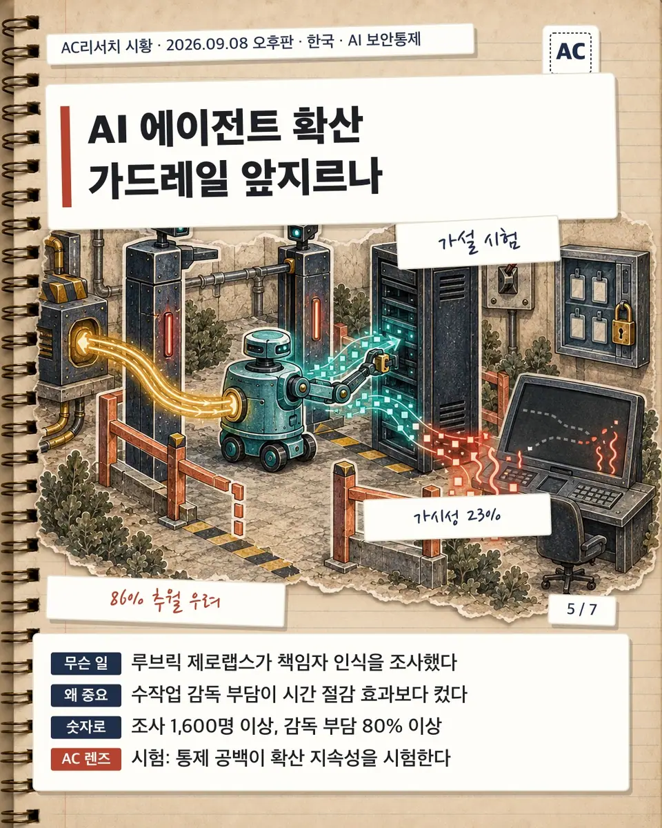 AI 에이전트 확산 가드레일 앞지르나