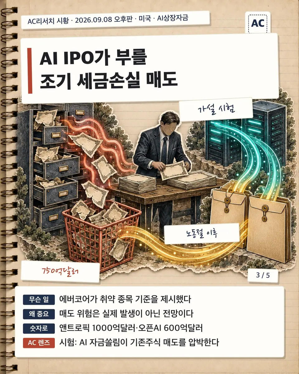 AI IPO가 부를 조기 세금손실 매도