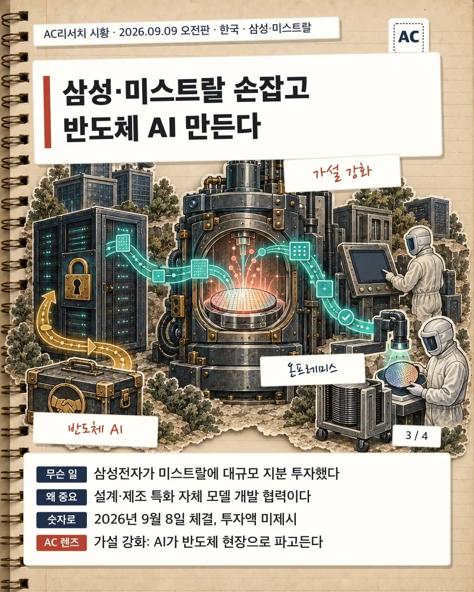 삼성·미스트랄 손잡고 반도체 AI 만든다