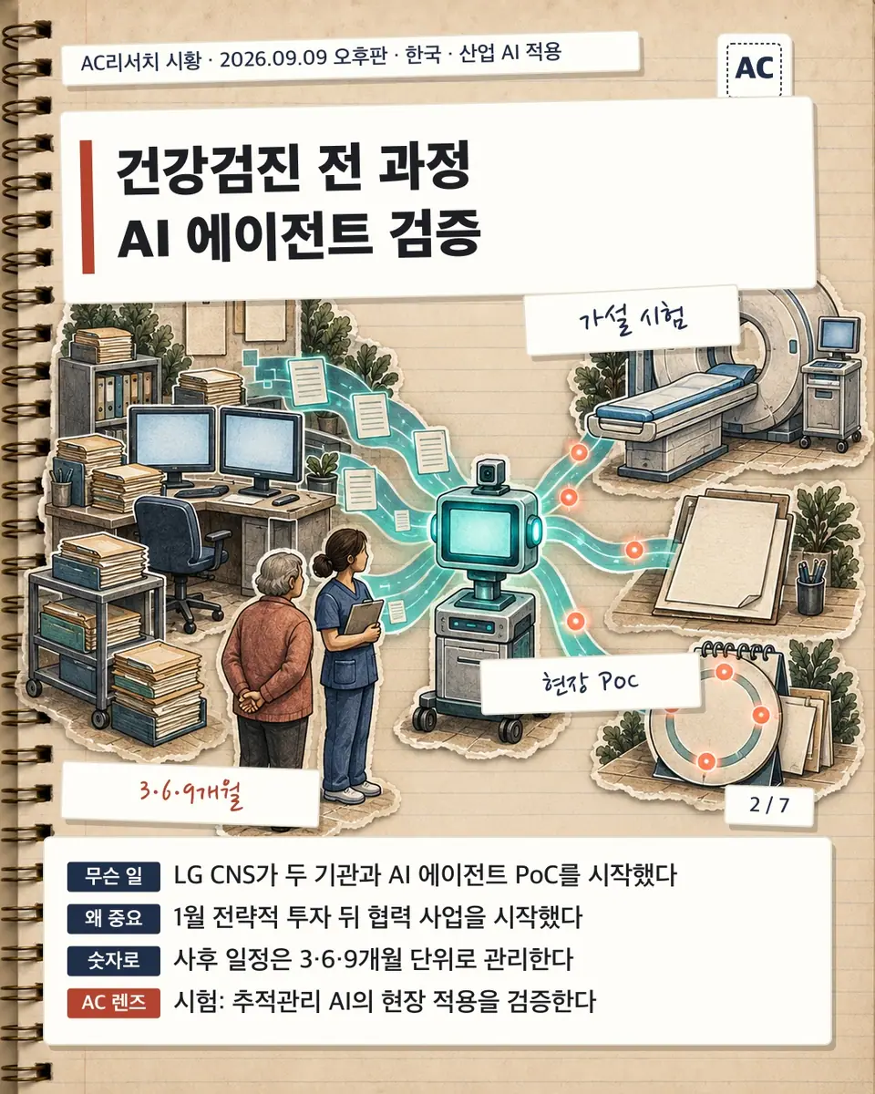 건강검진 전 과정 AI 에이전트 검증