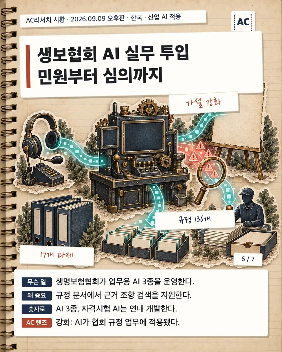 생보협회 AI 실무 투입 민원부터 심의까지