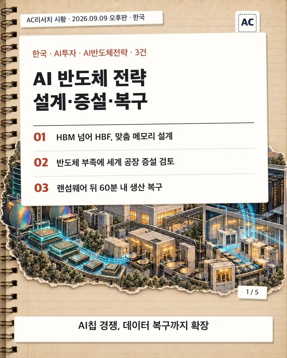 표지 · AI 반도체 전략 설계·증설·복구