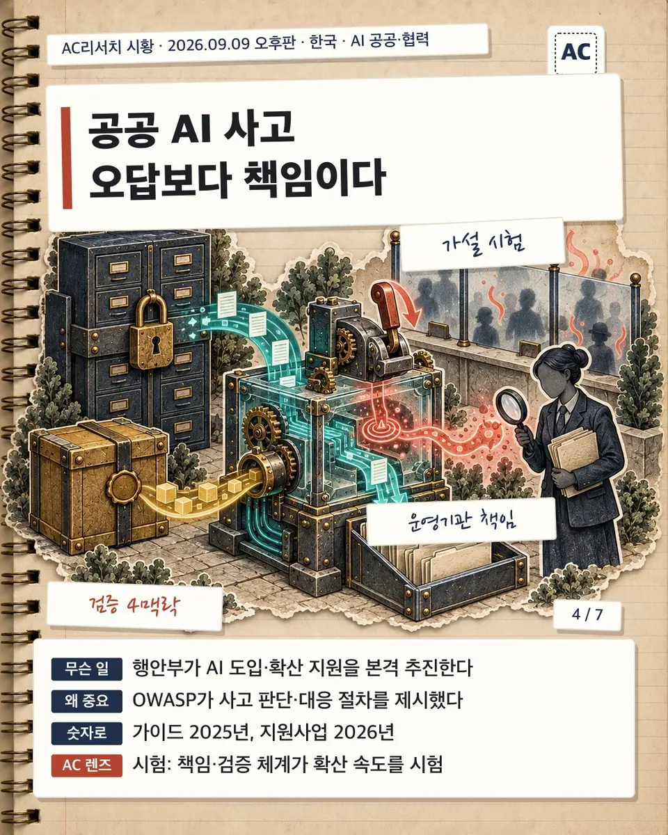 공공 AI 사고 오답보다 책임이다