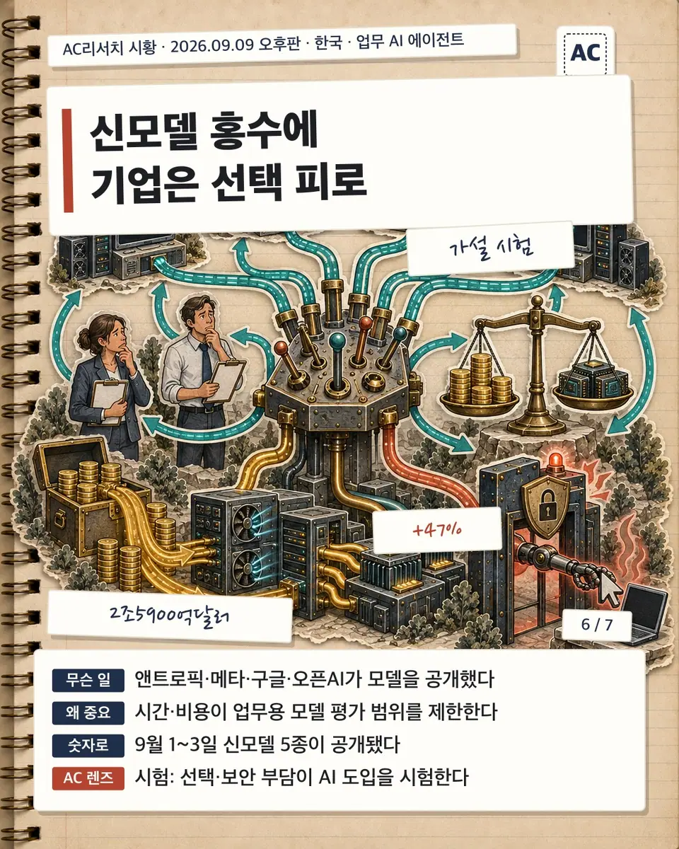 신모델 홍수에 기업은 선택 피로
