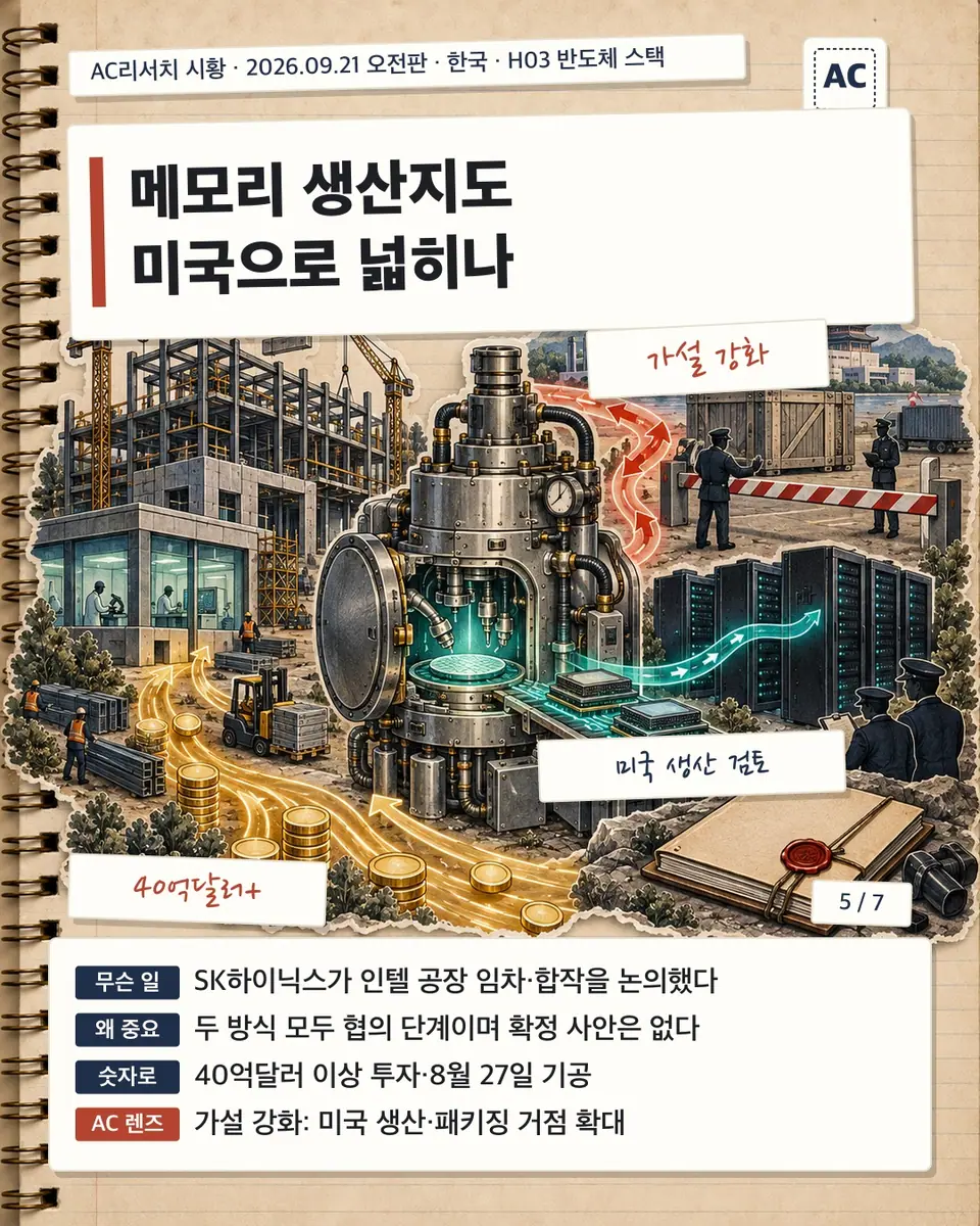 메모리 생산지도 미국으로 넓히나