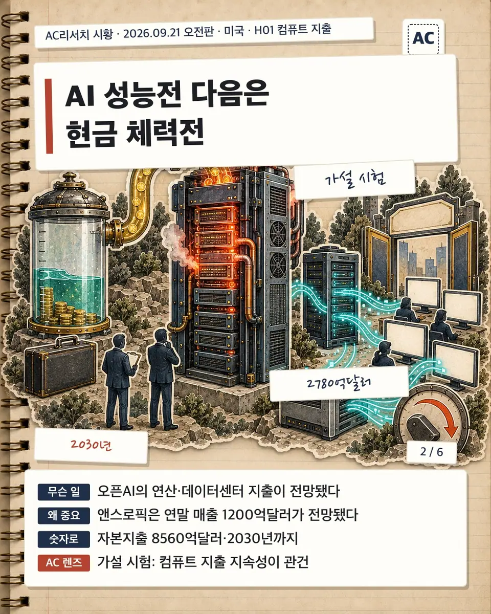 AI 성능전 다음은 현금 체력전