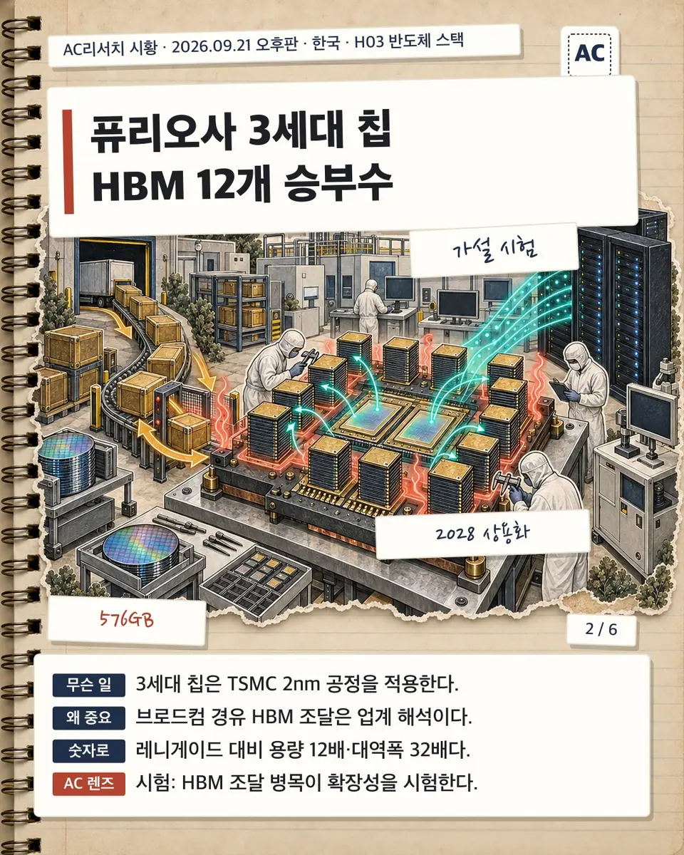 퓨리오사 3세대 칩 HBM 12개 승부수
