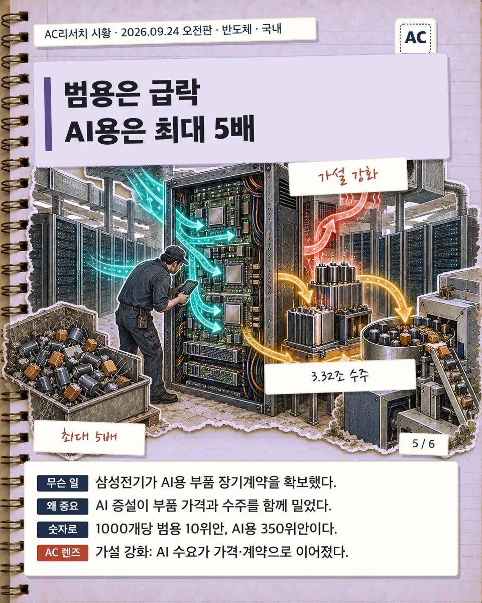 범용은 급락 AI용은 최대 5배