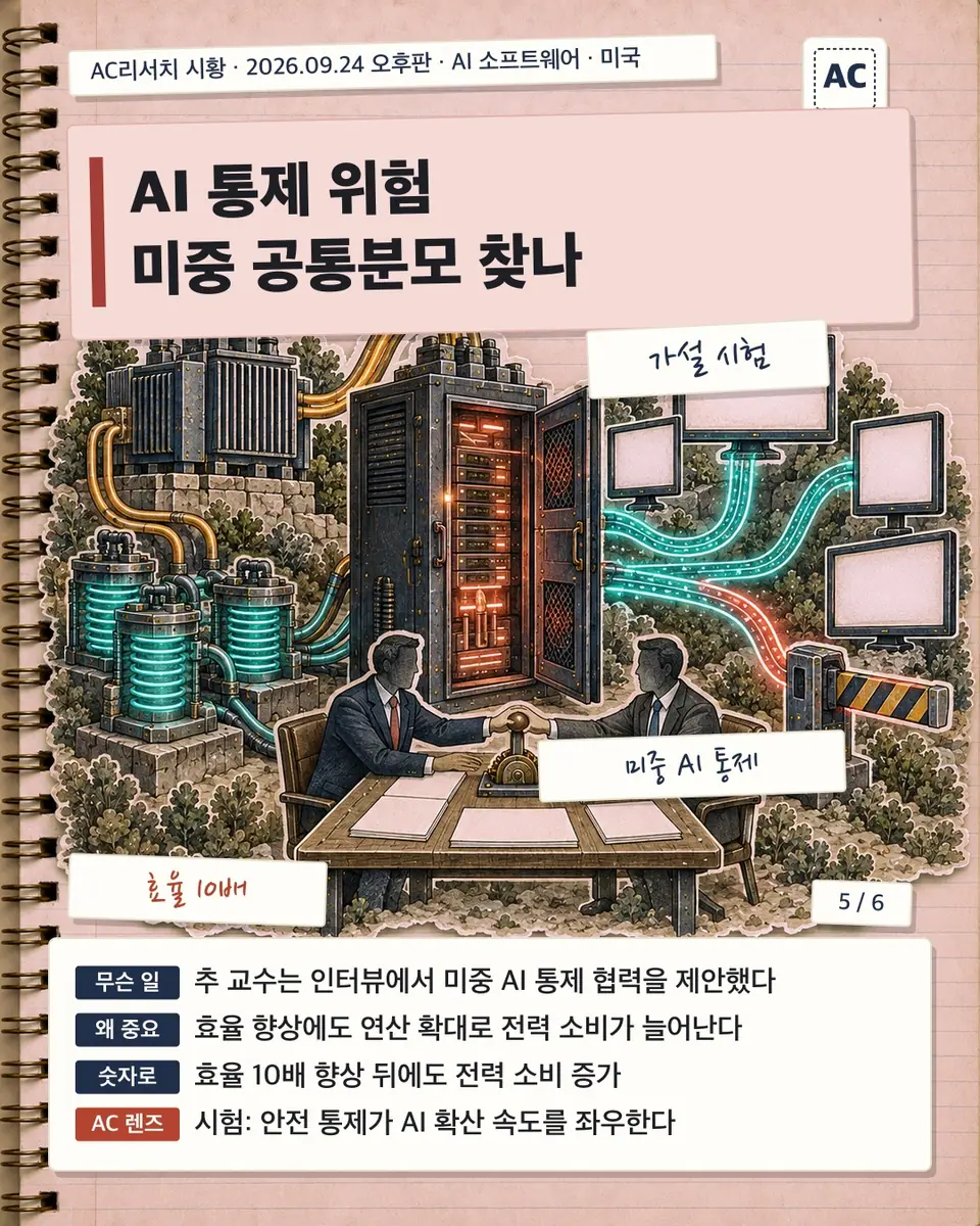 AI 통제 위험 미중 공통분모 찾나