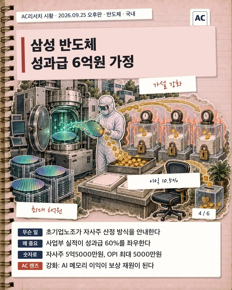 삼성 반도체 성과급 6억원 가정