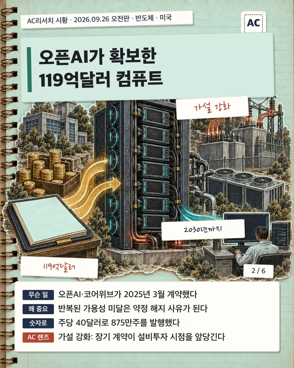 오픈AI가 확보한 119억달러 컴퓨트