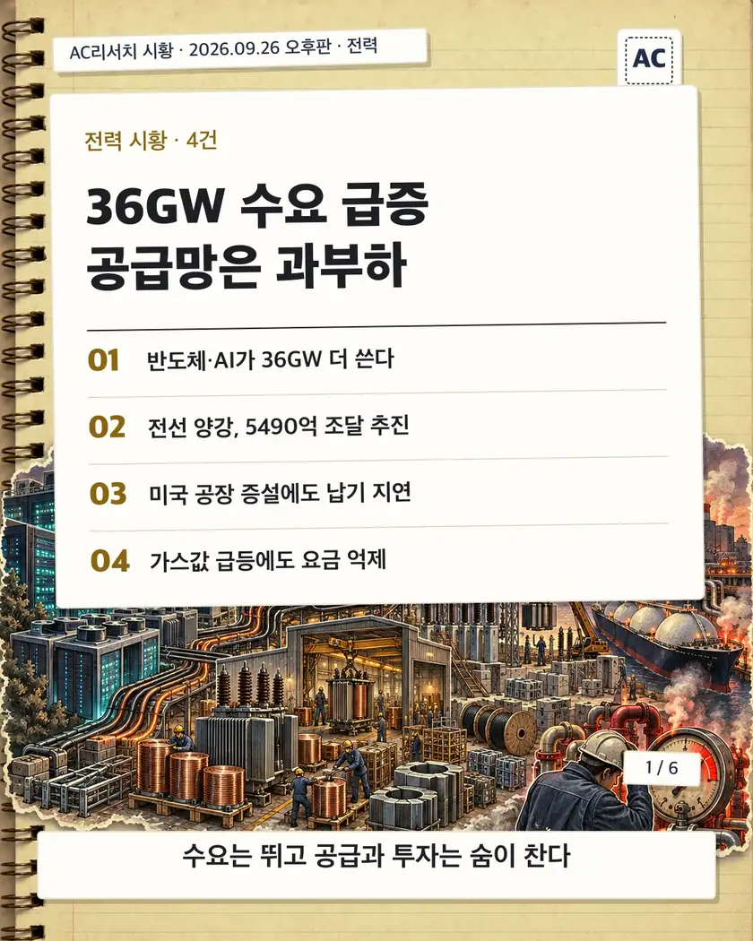 표지 · 36GW 수요 급증 공급망은 과부하