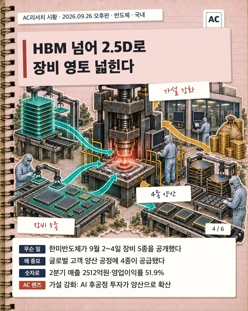 HBM 넘어 2.5D로 장비 영토 넓힌다