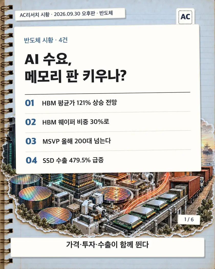 표지 · AI 수요, 메모리 판 키우나?