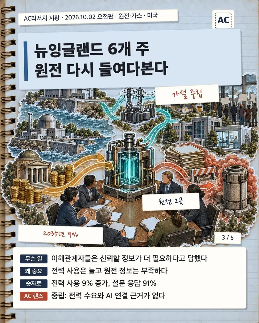 뉴잉글랜드 6개 주 원전 다시 들여다본다