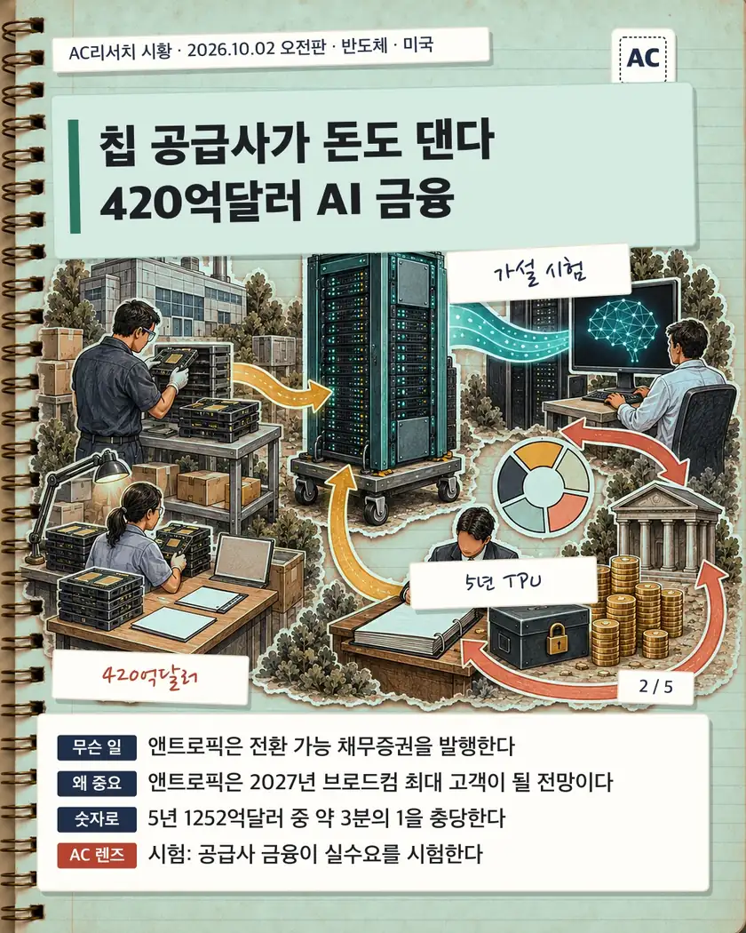 칩 공급사가 돈도 댄다 420억달러 AI 금융
