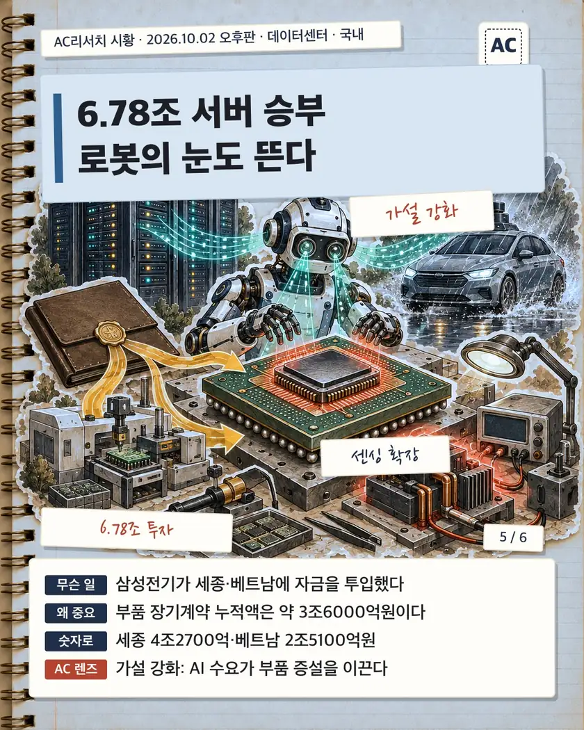 6.78조 서버 승부 로봇의 눈도 뜬다