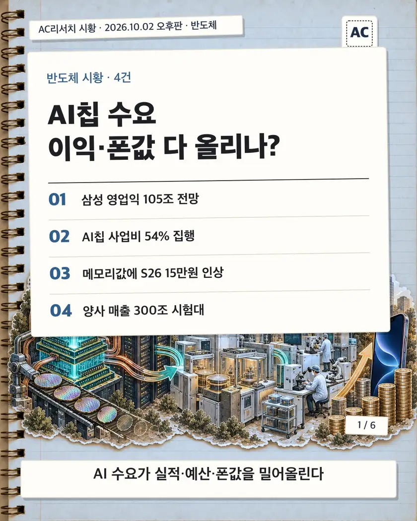표지 · AI칩 수요 이익·폰값 다 올리나?