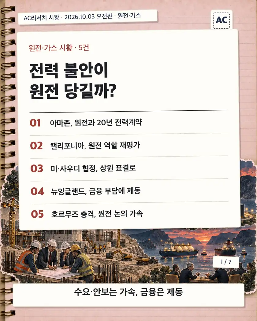 표지 · 전력 불안이 원전 당길까?