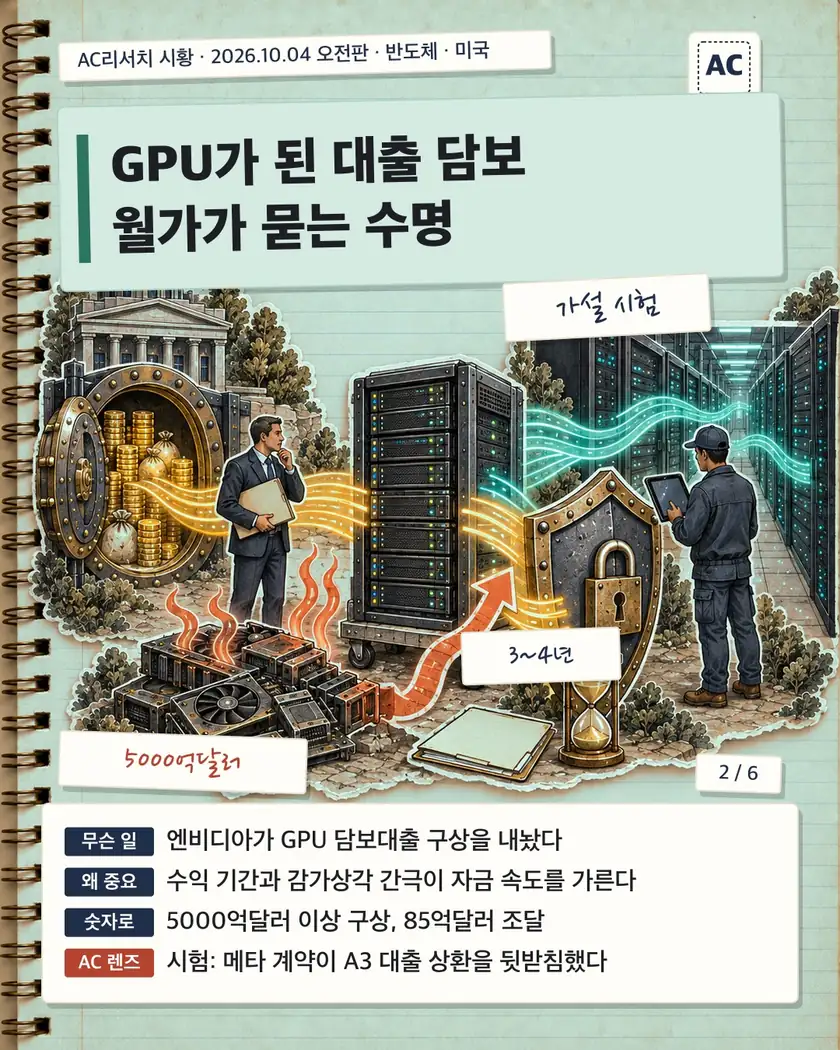 GPU가 된 대출 담보 월가가 묻는 수명