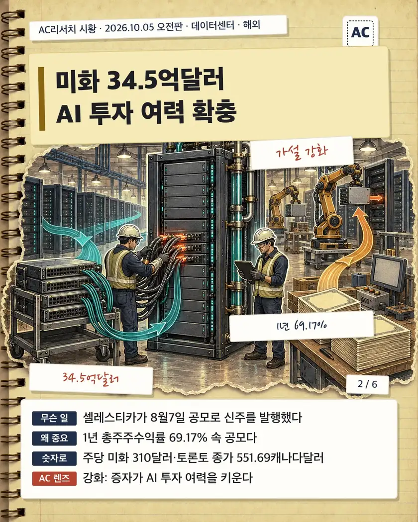 미화 34.5억달러 AI 투자 여력 확충