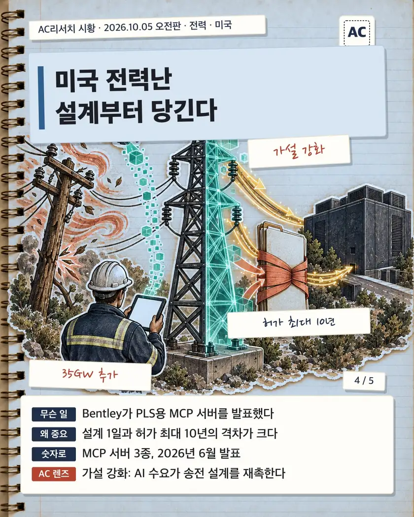미국 전력난 설계부터 당긴다