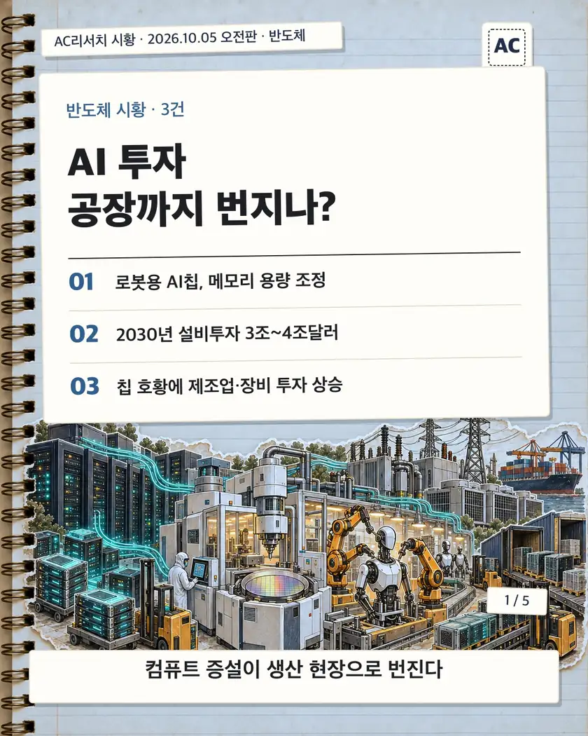 AI 투자 공장까지 번지나? 카드뉴스 표지
