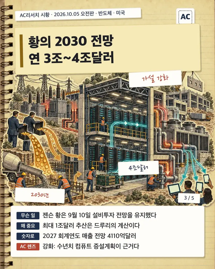 황의 2030 전망 연 3조~4조달러
