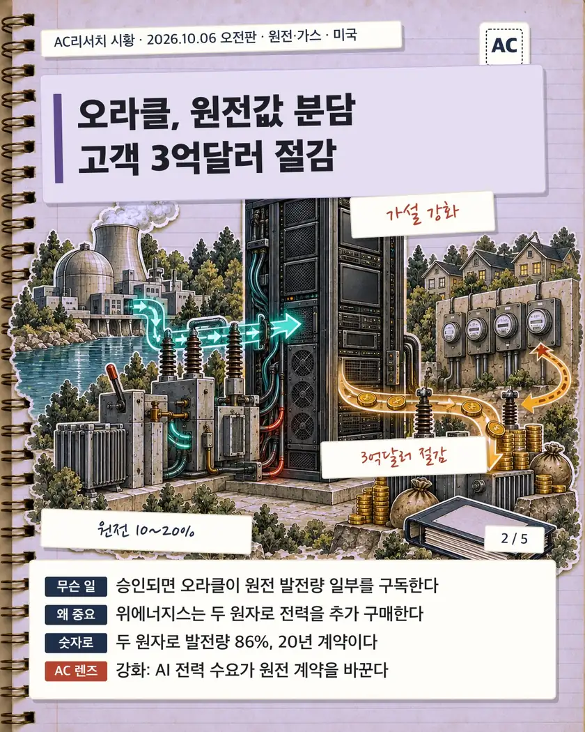 오라클, 원전값 분담 고객 3억달러 절감