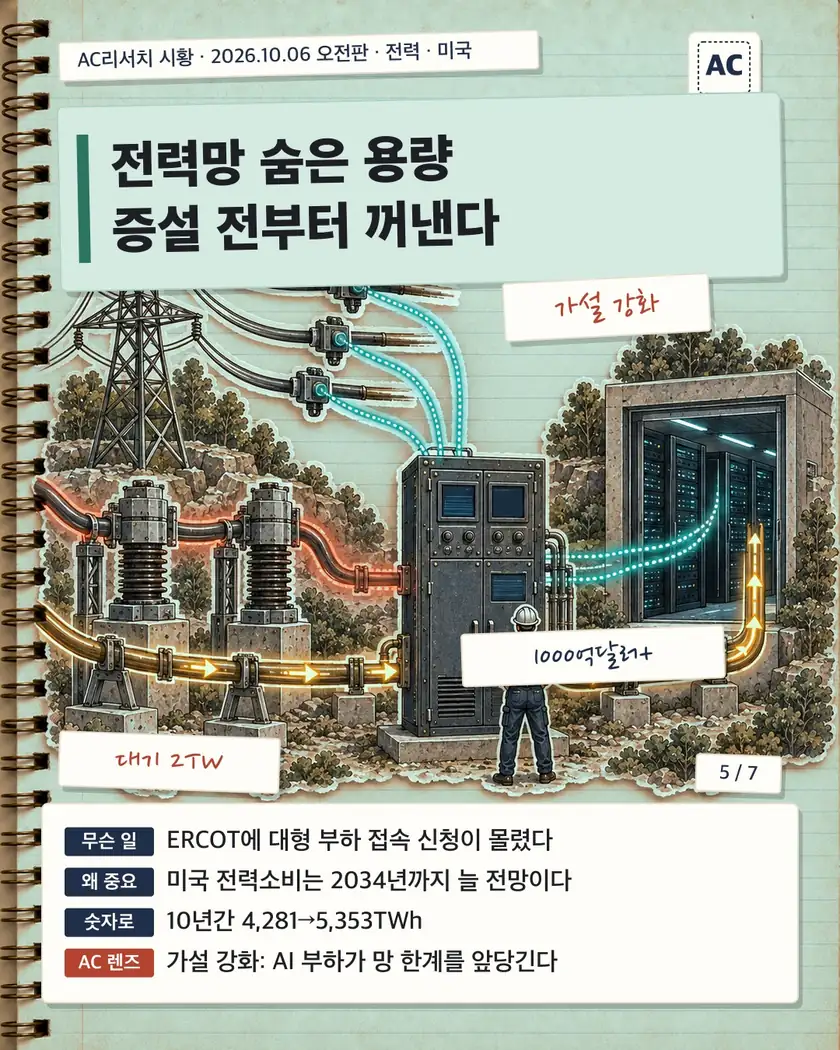 전력망 숨은 용량 증설 전부터 꺼낸다