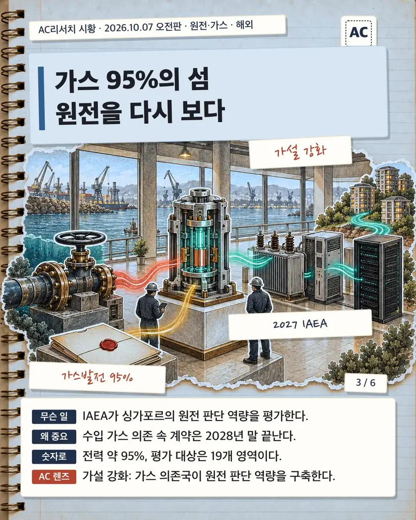 가스 95%의 섬 원전을 다시 보다