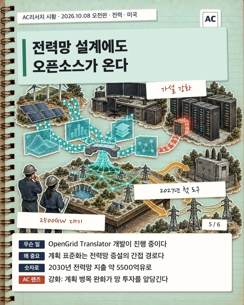전력망 설계에도 오픈소스가 온다